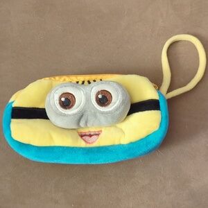 Minion plush zipper pouch